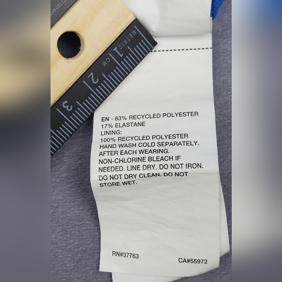 NIKE Essential‎ Tankini Top In Blue Size XS - Picture 9 of 9